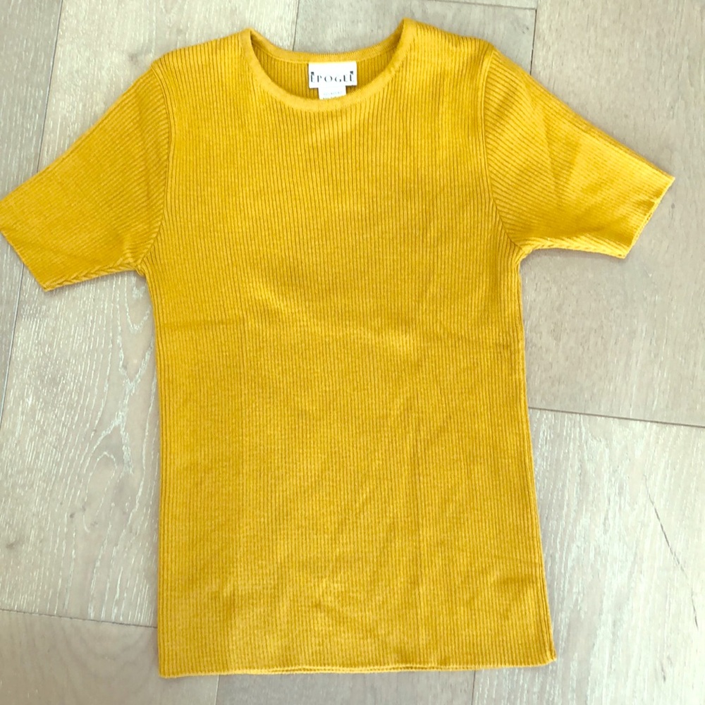 Mustard Sweater Top
